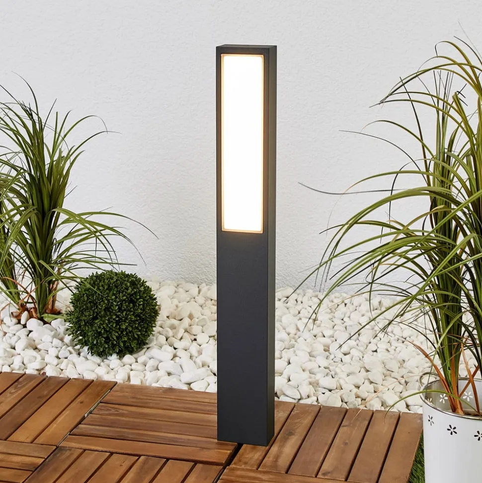 BEGA 77246K3 tuinlicht hoekig grafiet 3000K 1zijde