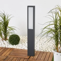 BEGA 77246K3 tuinlicht hoekig grafiet 3000K 1zijde