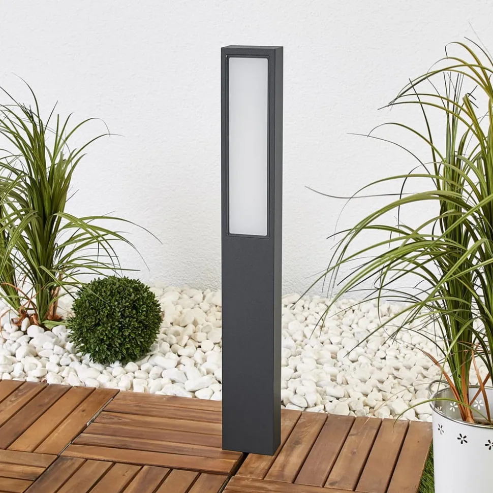 BEGA 77246K3 tuinlicht hoekig grafiet 3000K 1zijde