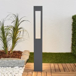 BEGA 77265K3 tuinlicht hoekig grafiet 3.000K open