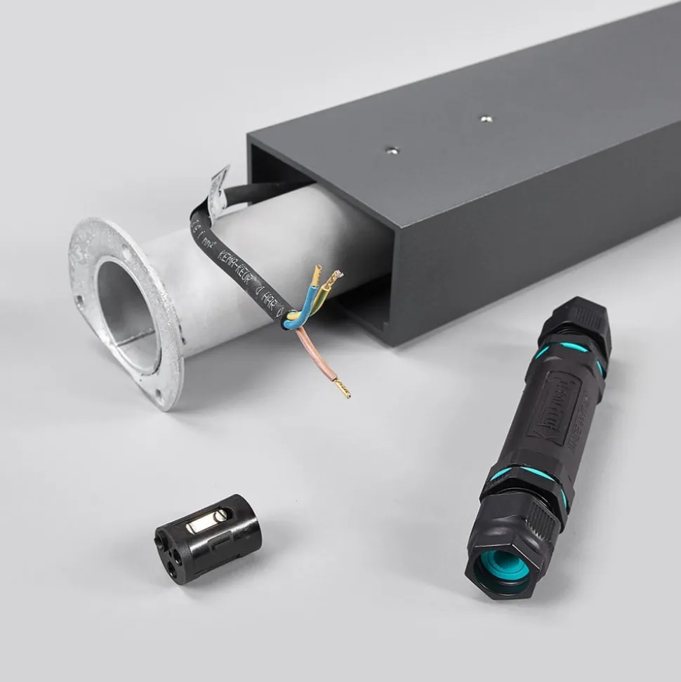 BEGA 77265K3 tuinlicht hoekig grafiet 3.000K open