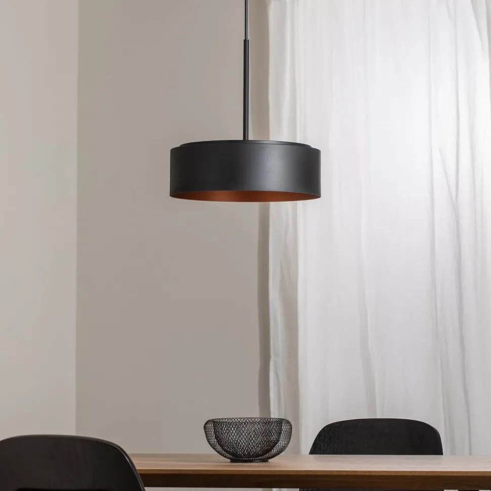 Bega LED hanglamp Studio Line Ø 36 cm zwart-koper DALI