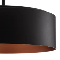Bega LED hanglamp Studio Line Ø 36 cm zwart-koper DALI