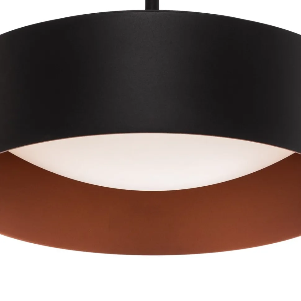 Bega LED hanglamp Studio Line Ø 36 cm zwart-koper DALI