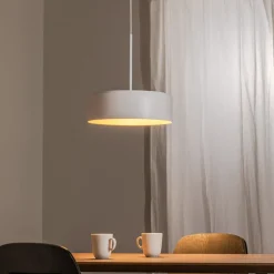 Bega LED hanglamp Studio Line, Ø 36 cm, wit-goud, DALI