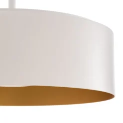 Bega LED hanglamp Studio Line, Ø 36 cm, wit-goud, DALI