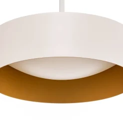 Bega LED hanglamp Studio Line, Ø 36 cm, wit-goud, DALI