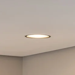 Bega LED plafondinbouwspot Studio Line, aluminium gegoten, zwart