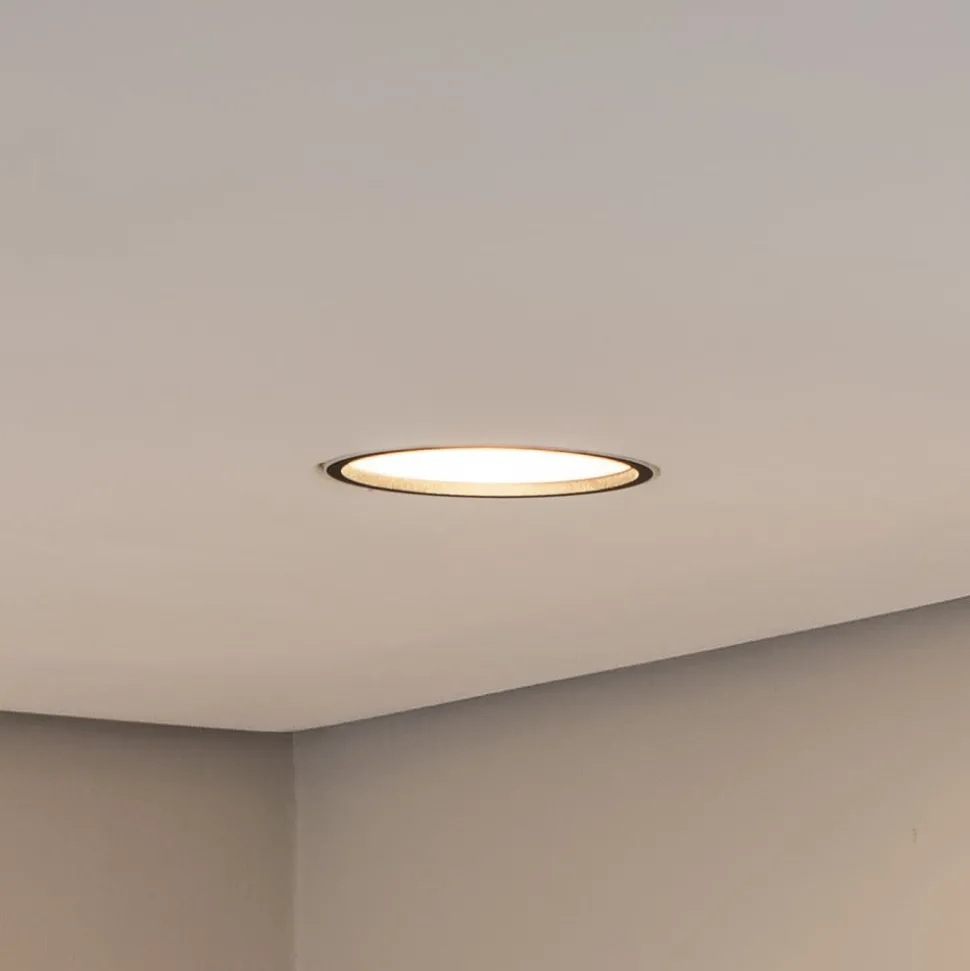 Bega LED plafondinbouwspot Studio Line, aluminium gegoten, zwart