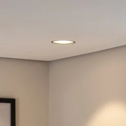 Bega LED plafondinbouwspot Studio Line, aluminium gegoten, zwart