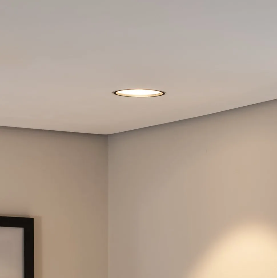 Bega LED plafondinbouwspot Studio Line, aluminium gegoten, zwart