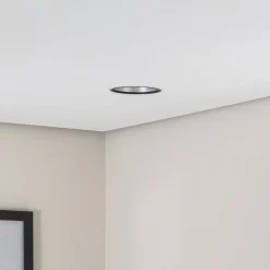 Bega LED plafondinbouwspot Studio Line, aluminium gegoten, zwart