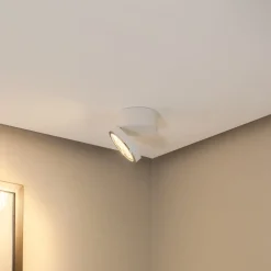 Bega LED plafondspot 51312.1, wit, metaal DALI zwenkbaar