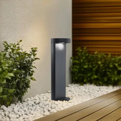 Bega LED sokkellamp 84749, grafiet, gegoten aluminium, glas