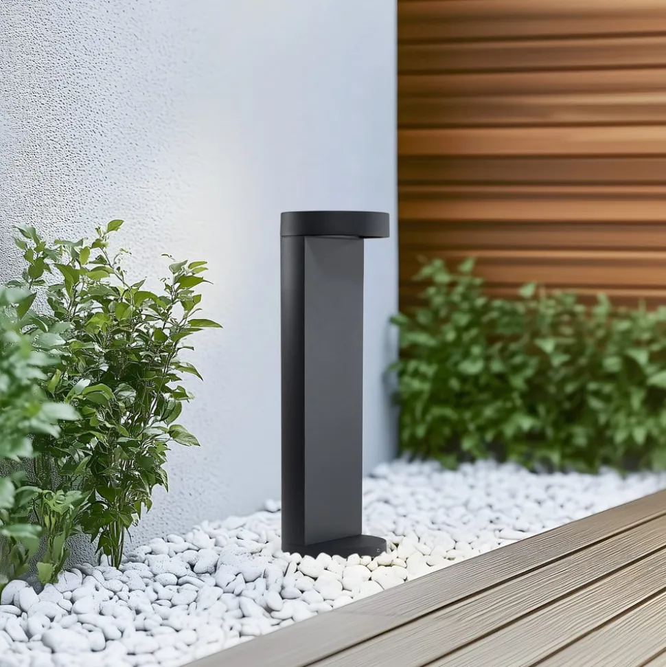 Bega LED sokkellamp 84749, grafiet, gegoten aluminium, glas