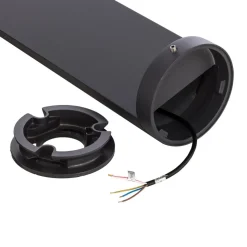 Bega LED sokkellamp 84749, grafiet, gegoten aluminium, glas