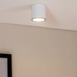 Bega LED spot Studio Line opbouw, aluminium Ø 9 cm, wit-aluminium