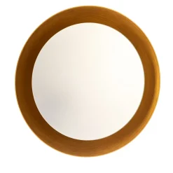 Bega LED-spiegel Studio Line zwart-messing, Ø 50 cm