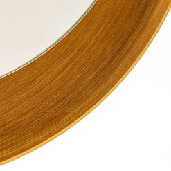 Bega LED-spiegel Studio Line zwart-messing, Ø 50 cm