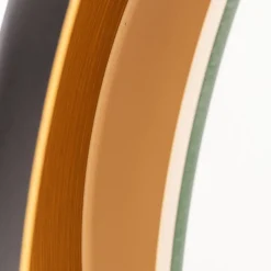 Bega LED-spiegel Studio Line zwart-messing, Ø 50 cm