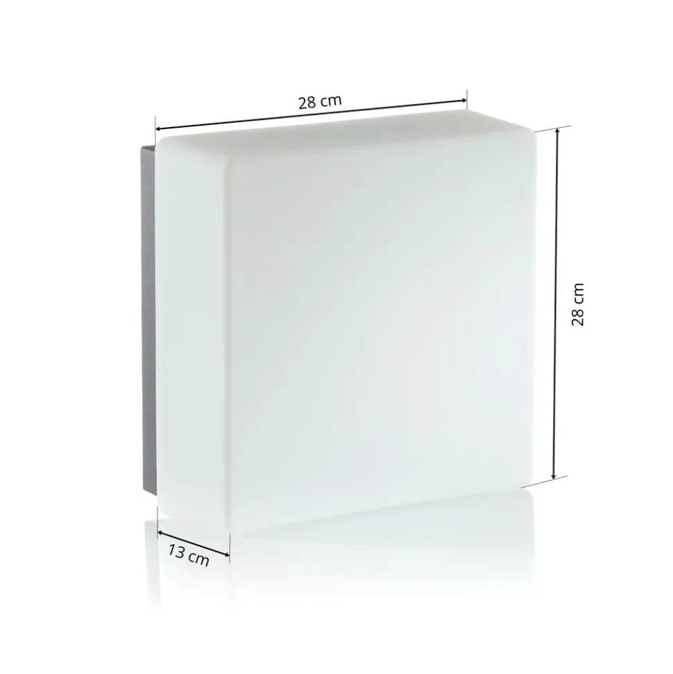 BEGA Lichtbouwsteen 66758K3 LED wandlamp, 28x28 cm