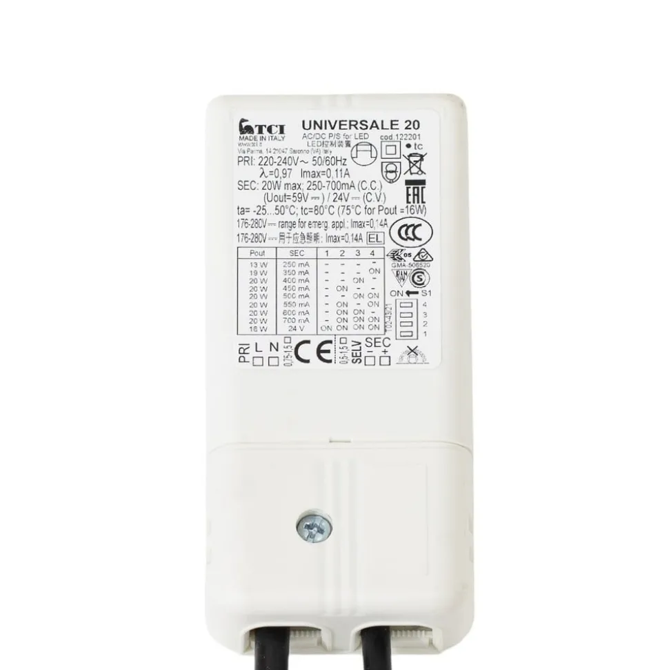 Bega voedingseenheid 13144 on/off voor Studio Line inbouwlamp