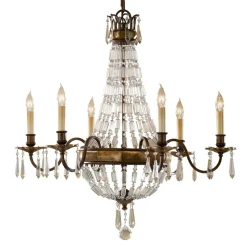 Bellini - kroonluchter met antiek effect
