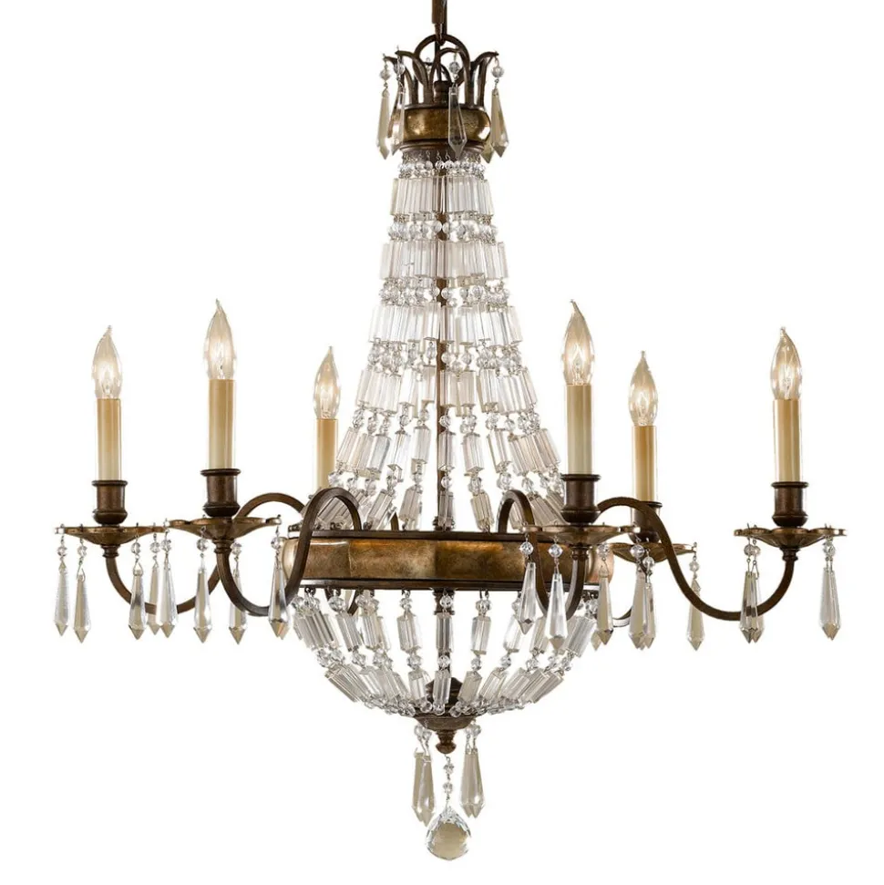 Bellini - kroonluchter met antiek effect