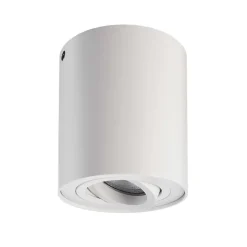 Bengala plafondspot, wit, Ø 9,6 cm, draaibaar en zwenkbaar