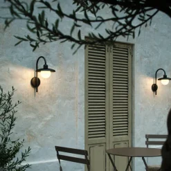 Berlo buitenwandlamp, zwart