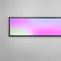 Beta LED plafondlamp, lengte 119 cm, zwart, RGBW, CCT