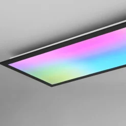 Beta plafondlamp, lengte 80 cm, zwart, RGBW, CCT