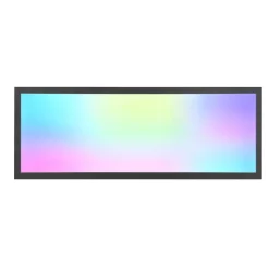 Beta plafondlamp, lengte 80 cm, zwart, RGBW, CCT