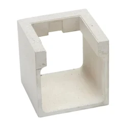 Beton grijze LED buiten wandlamp Riak