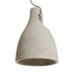 Betonnen pendellamp Lenna in grijs