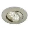 Beweegbare LED inbouwspot Erik mat-nikkel