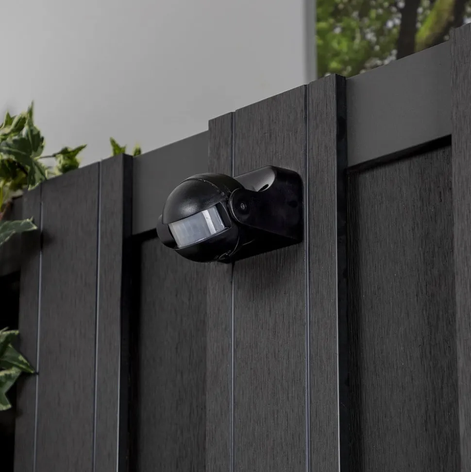 Bewegingsmelder Snorre in zwart