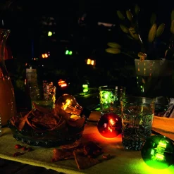 Biertuin lichtketting 10 kleurrijke LED lampen