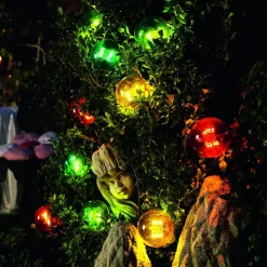 Biertuin lichtketting 20 kleurrijke LED lampen