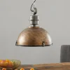 Bikkel koperbruine hanglamp met industriële look