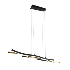 Blaze LED hanglamp, CCT, dimbaar, messing