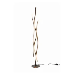 Blaze LED vloerlamp met dimmer, CCT, aluminium