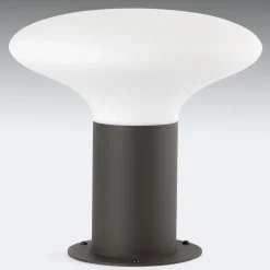 Blub's LED sokkellamp, antraciet, hoogte 24 cm