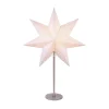 Bobo tafellamp, wit, papieren ster, hoogte 51 cm, E14