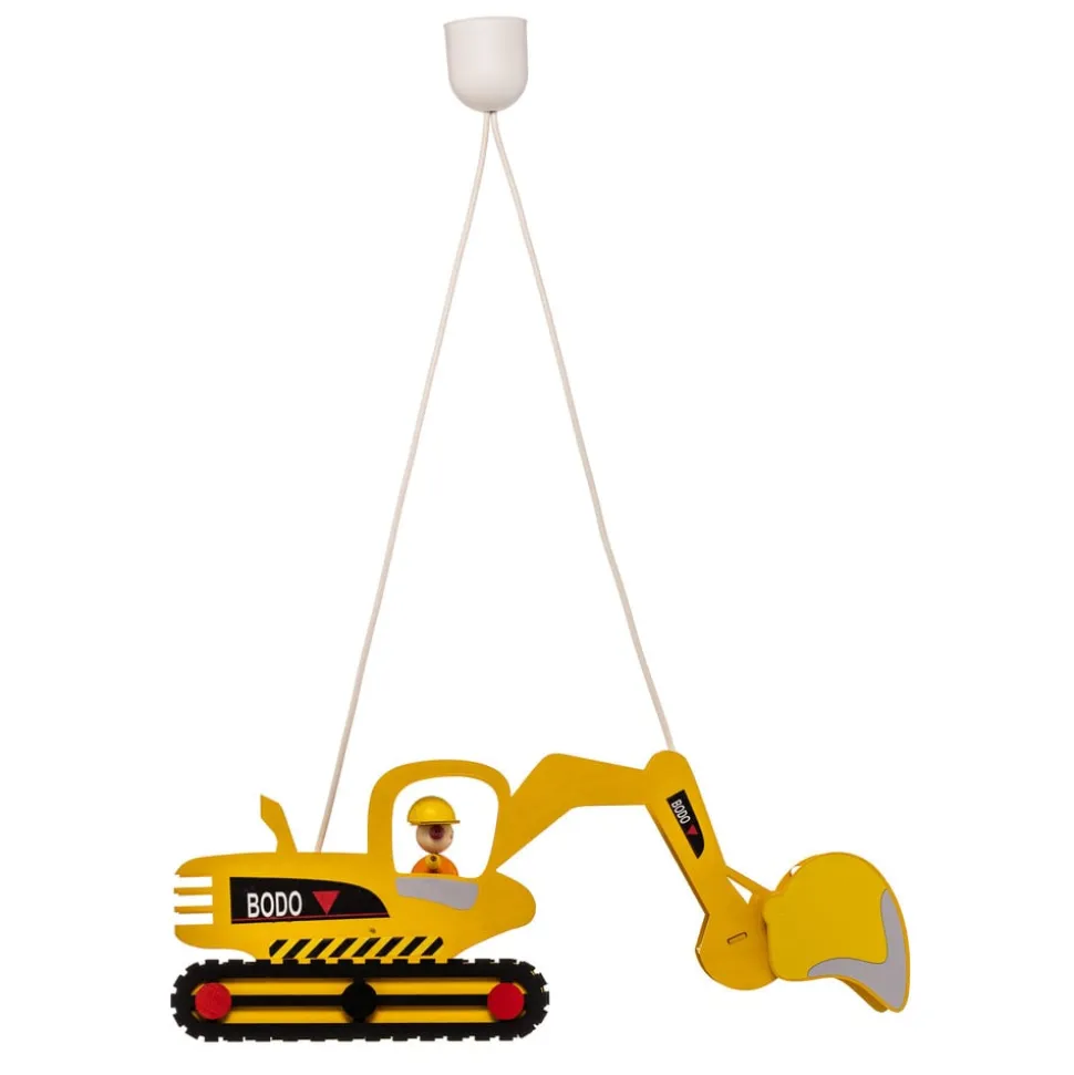 Bodo hanglamp in graafmachinevorm