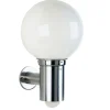 Bolvormige buitenwandlamp 157 met bewegingssensor