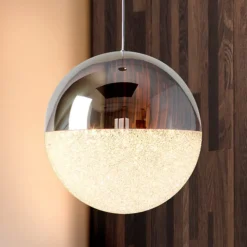Bolvormige LED hanglamp Sphere, Ø 20 cm