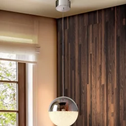 Bolvormige LED hanglamp Sphere, Ø 20 cm