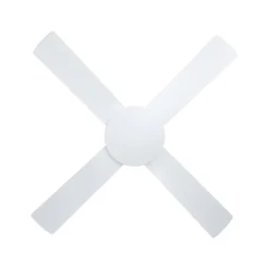 Bondi 1 plafondventilator, mat wit, afstandsbediening