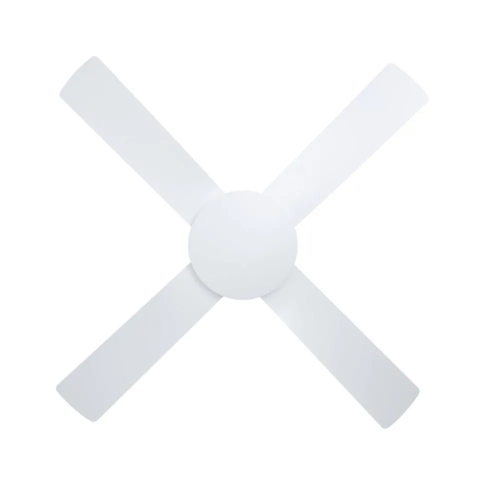 Bondi 1 plafondventilator, mat wit, afstandsbediening